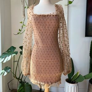 Europa Tan Long Sleeve Dress
Size: XL